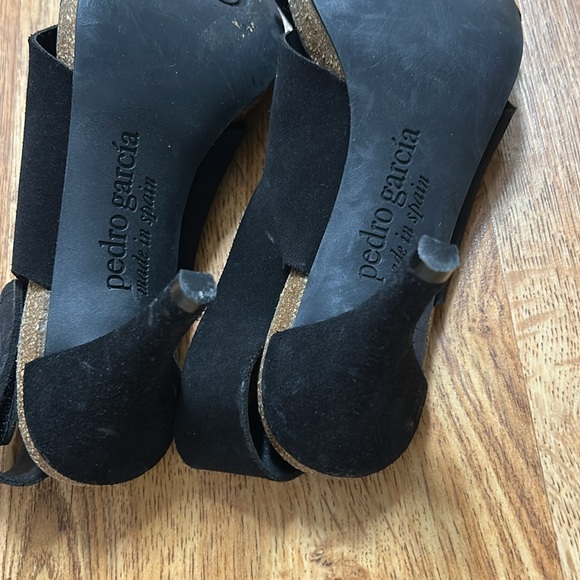 PEDRO GARCIA Black Women's Sandals Sz 9 - Picture 8 of 9